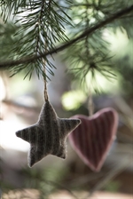 26993-99 Stjerner fra My Nostalgic Christmas fra Ib Laursen ved hjerte - Tinashjem